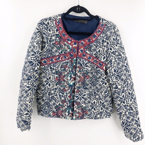 ✅ Goodnight Macaroon Quilted/Embroidered Jacket 6 - Picture 1 of 4